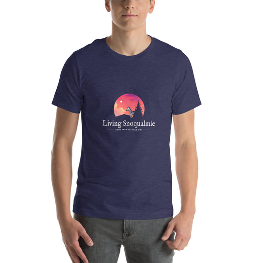 Living Snoqualmie Zebra Unisex t-shirt